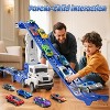 Transport Truck & Track Set with 12 Die-Cast Cars - Dual Race Catapults for Kids Ages 3-7 - 4 of 4