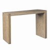 NicBex Console Table with Wood Finish,Entryway Table with Wire Brushed Distressing,Modern Couch Table for Living Room,Natural - image 3 of 4