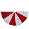 Northlight Peppermint Twist Christmas Tree Skirt - 48" - Red and White - 2 of 3
