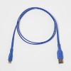 3' Lightning to USB-A Flat Cable - heyday™ - 2 of 2