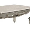 52" Miliani Coffee Table Natural Marble Top and Antique Bronze Finish - Acme Furniture: Chic Rectangular Design, No Assembly Required - 3 of 4
