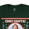 Seven Times Six Elf Buddy T-Shirt Men's Santa I Know Him Holiday Inspired Tee Green - 3 of 4