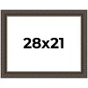 PosterPalooza | Museum Brown Picture Frame - UV Acrylic, Backing Board, Hanging Hardware Included - 2 of 4