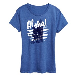 Women's - Disney - Aloha Short Sleeve Graphic T-Shirt - 1 of 4