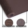 Petgrow Hallway Runner Rug Custom Sizes,Commercial Runner Rubber Backing Non-Slip Carpet Washable Area Rugs for Entryway, Garage, Front Door,Brown - 2 of 4