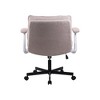 Kumasinova Modern Ergonomic Desk Chair with Wide Seat & Flip-Up Armrests,Upholstered Office Chair with Wheels,Swivel Chair for Home Office - 4 of 4