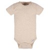 Gerber Baby Girls' Short Sleeve Onesies Bodysuits, 8-pack, Lavender Garden, 0-3 Months - 4 of 4