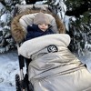 Cover Baby 0-3 Years Organic Premium Beige Wool Adjustable Footmuff in Pastel Gold - 2 of 4