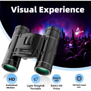 800X25 Binocular for Adults with BAK4 Prism Lens High Powered Mini Pocket Binoculars Telescope for Bird Watching, Hunting - 1 of 4
