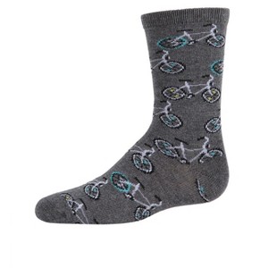 Memoi Boys' Bicycle Crew Socks - 1 of 4