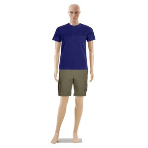 FDW Female/Male Mannequin Torso Dress Form Mannequin Adjustable Dress Mannequin Clothing Form Dress Model Full Body Plastic Display Tool - 1 of 4