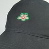 Anna-Kaci Women's Flower Embroidered Baseball Cap Low Bun Soft Cotton Trucker Hat - 4 of 4