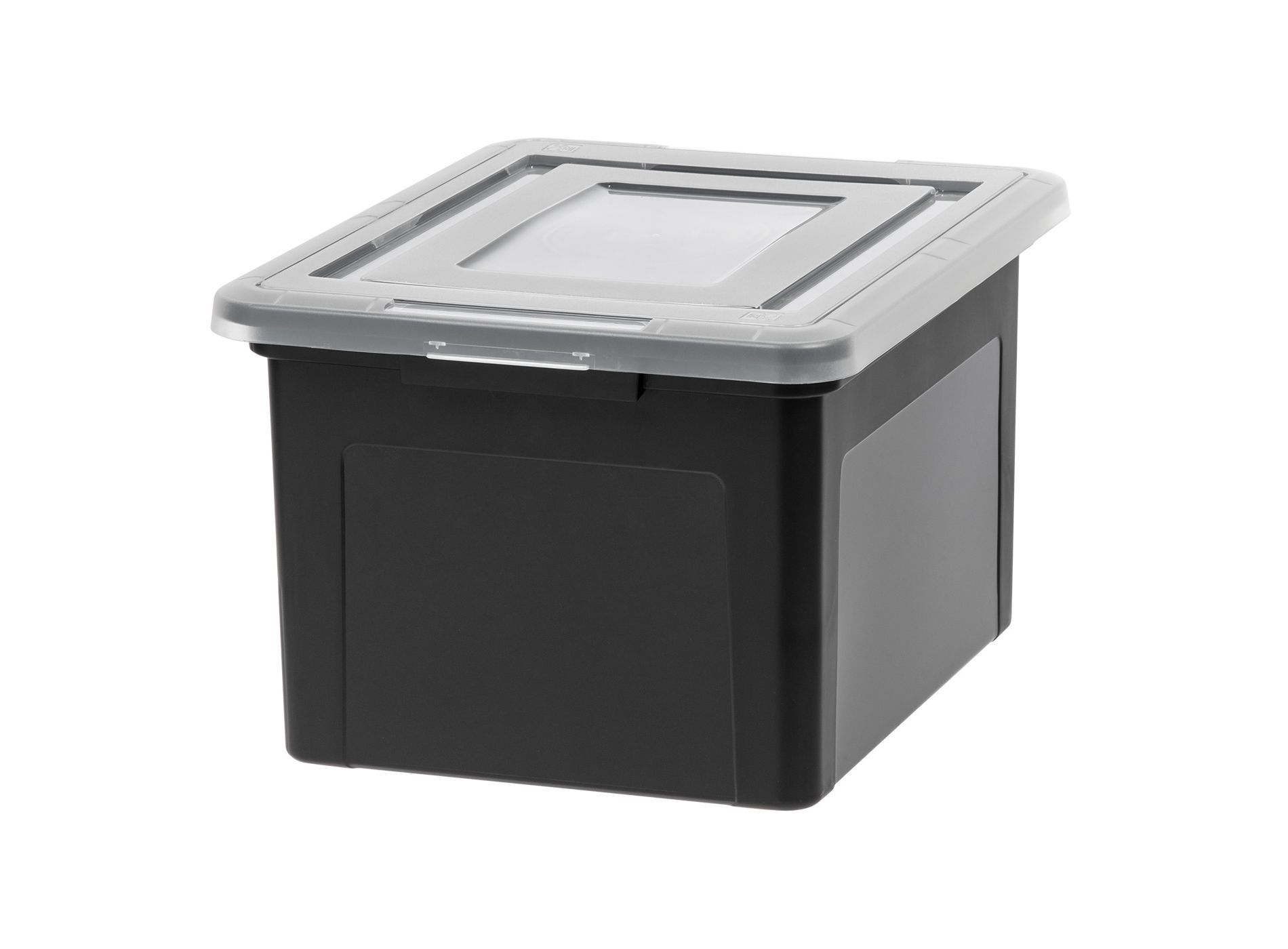 IRIS USA Letter Legal Size Plastic File Box, Home Organizing Storage Container