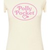 Women's - Polly Pocket - Polly Pocket Pink Logo Juniors Fitted Graphic T-Shirt - 2 of 3