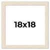 PosterPalooza | 18x18 Wide Barnwood Picture Frame, UV Acrylic, 6 Finishes - Grey, Brown, White, and Black - 2 of 4