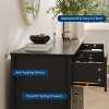 6 Drawer Dresser for Bedroom, 47.2"W Wooden Chest of Drawers with Metal Handles, Fluted Clothes Storage Organizer, Dresser TV Stand for Hallway - 4 of 4