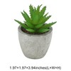 Unique Bargains Artificial Plants Mini 5-Tier Aloe in Pulp Plastic 1.97"x1.97"x3.94" 1 Pcs - 3 of 4