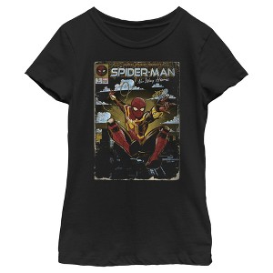 Girl's Marvel Spider-Man: No Way Home Comic Book Cover T-Shirt - 1 of 4