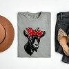 Simply Sage Market Women's Goat and Bandana Short Sleeve Garment Dyed Tee - 3 of 4