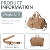 Luupatchy Carry On Weekender Backpack With Shoe Compartment, For Travel, Gym，Fishing, Travel Duffle Bag For Women, Men - 4 of 4