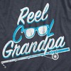 Mens Reel Cool Grandpa T Shirt Funny Sarcastic Fishing Joke Pole Tee For Guys - Crazy Dog Men's T Shirt - 2 of 4