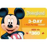 3-Day 1-Park Per Day Ticket $360 (Ages 10+)