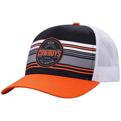 NCAA Oklahoma State Cowboys Men's Vista Black with Hard Mesh Snapback Hat