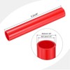 Unique Bargains Water Plumb DIY Crafts High Impact Rigid Round Pipes 8" Length ID 1.07" OD 1.26" Red - 2 of 4