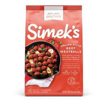 SIMEK'S Italian Style Beef Meatballs - Frozen - 22oz