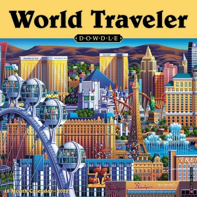 2022 Wall Calendar World Traveler by Dowdle - Willow Creek Press