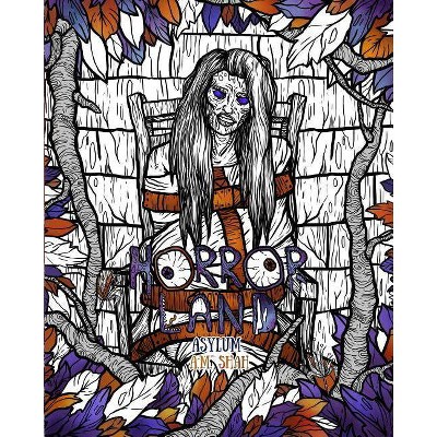 Adult Coloring Book Horror Land - by  A M Shah (Paperback)