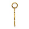 Black Bow Jewelry 14k Yellow Gold Chinese Love Symbol Charm or Pendant, 15mm (9/16 inch) - 2 of 4