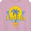 Women's - Instant Message - Retro Florida Logo Graphic Racerback Tank - 2 of 4