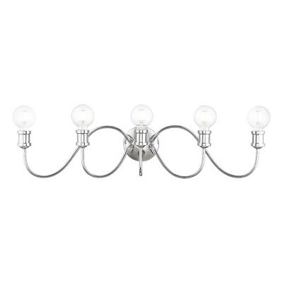 Livex Lighting Lansdale 5 - Light Vanity in  Polished Chrome
