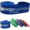 WOD Nation Single Pull Up Assistance Band for Exercise, Stretch and Mobility Workout (65 - 175lbs Blue Band)- 41-Inch Straps - 2 of 4