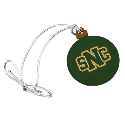 St. Norbert College Primary Logo Mini Small Tiny Wood Christmas Tree Holiday Ornament
