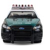 2014 Ford Taurus "NYPD Vintage Tribute Livery" Green and Black with White 1/64 Diecast Model Car by Greenlight - 3 of 4