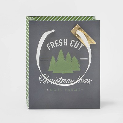 Petite Fresh Cut Trees Gift Bag - Wondershop™