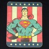 Adult Superman with American Flag Vintage Comic T-Shirt - 2 of 3