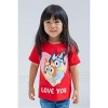 Bluey Bingo Valentines Day July 4th Halloween Christmas Birthday T-Shirt Toddler to Big Kid - 2 of 4