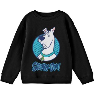 Scooby Doo Character Art Youth Black Long Sleeve Shirt - 1 of 2