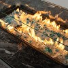 VYNXARIA 44" Propane Gas Fire Pit Table,50000 BTU Rectangular Fire Pit,Tile Tabletop with Beautiful Wicker Base,Brown - 4 of 4