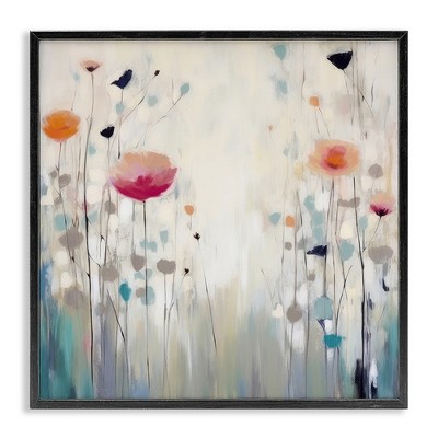 Stupell Industries Pastel Poppies Painting, 17" x 17"