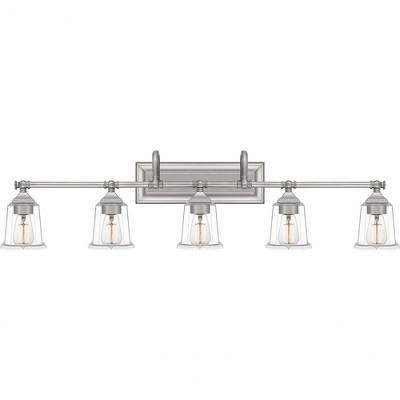 Quoizel Lighting Nicholas 5 - Light Vanity in  Brushed Nickel