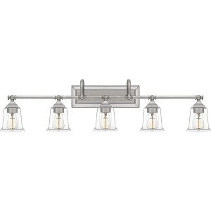 Quoizel Lighting Nicholas 5 - Light Vanity in  Brushed Nickel - 1 of 4