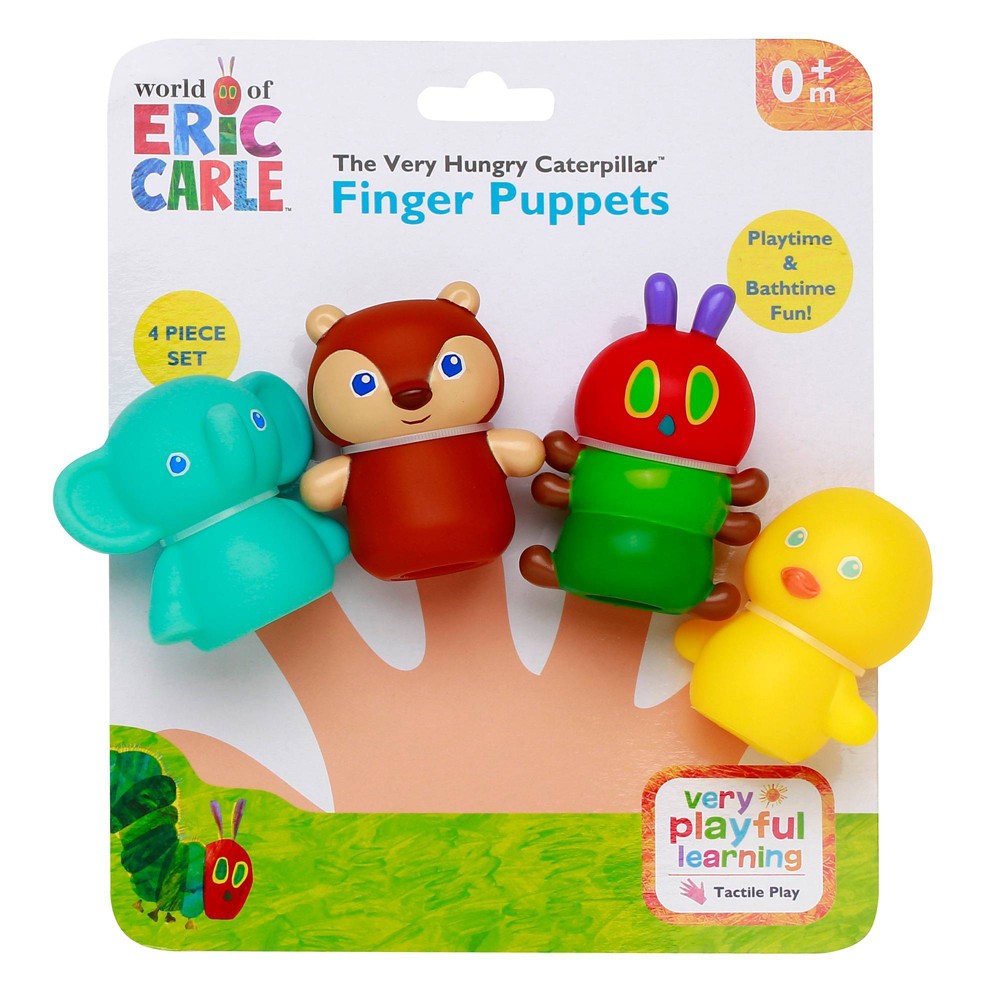 Photos - Bath Toy Eric Carle Finger Puppet Set - 4pcs