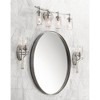 Minka Lavery Modern Wall Light Sconce Brushed Nickel Hardwired 5 1/2" Fixture Clear Tapered Glass Shade for Bedroom Bathroom - 4 of 4
