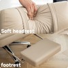 ALEXOUN Swivel Ergonomic Office Chair with Lumbar Support and Footrest & Headrest,Reclining Faux Leather High Back Home Computer Desk Chair - 3 of 4