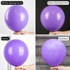 PartyWoo Balloons Lavender Light Purple 18 12 10 5 Inch 85 pcs - 3 of 4