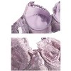 Allegra K Women Full Cup Breathable Comfort Floral Lace Non-Padded Underwired Bra - 4 of 4